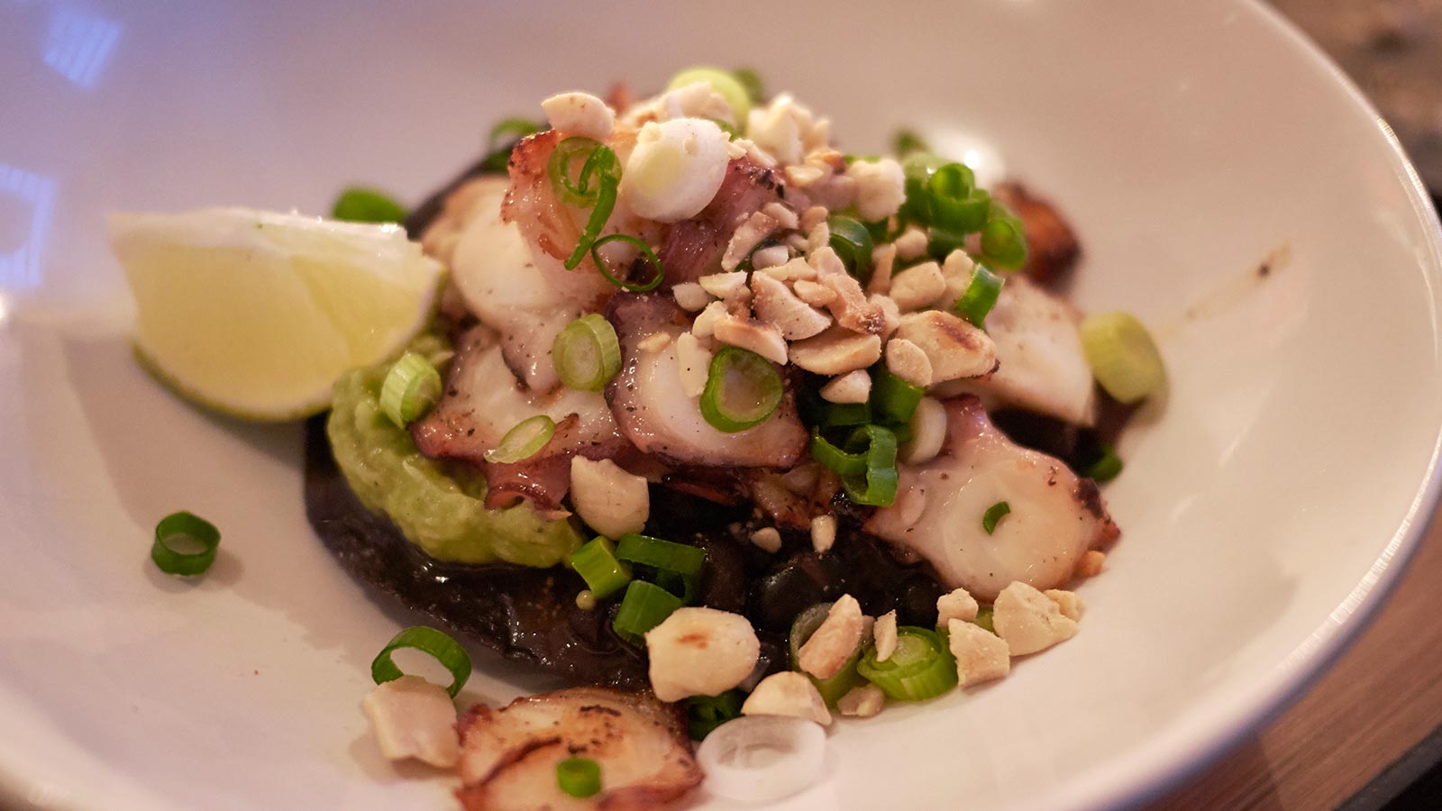 Tacos de pota enlatada